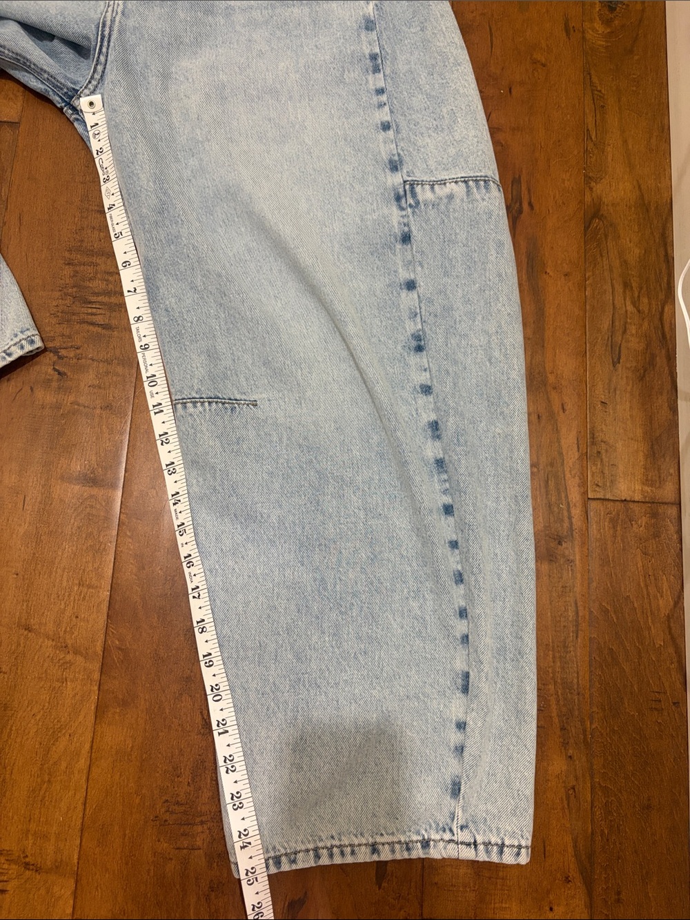 rag & bone Chase High-Rise Barrel Jean Oconee Boho Size 29 - Picture 10 of 12